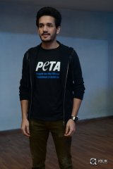 Akhil Akkineni at Peta Event